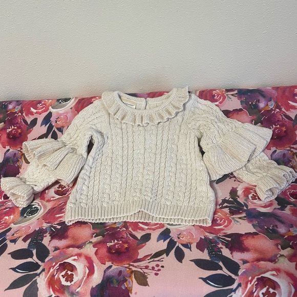 First Impressions Baby Cable Knit Sweater - Picture 2 of 5